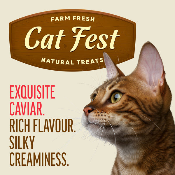 Creamy Snacks Beef with Caviar - Cat Treats - Set Of 5x30g