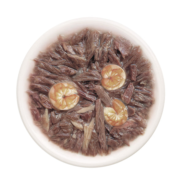 Tuna with shrimp in tender jelly / MEAL No 2 - Cat Wet Food - Set Of 12x50g