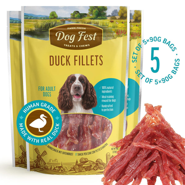 Duck Fillets - Dog Treats - Set Of 5 - Pet Fest