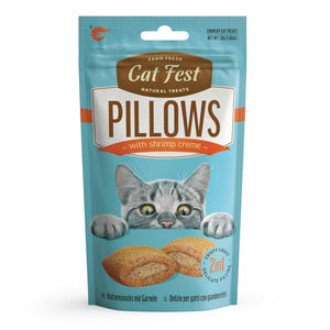 Pillows With Shrimp Creme - Cat Treats - Set Of 5x30g - Pet Fest