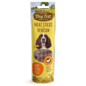 Meat Sticks With Venison - Dog Treats - Set Of 5x45g - Pet Fest