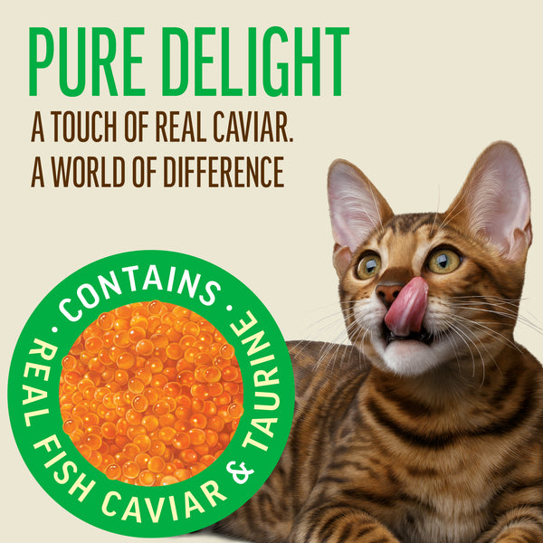 Creamy Snacks Chicken with Caviar - Cat Treats - Set Of 5x30g