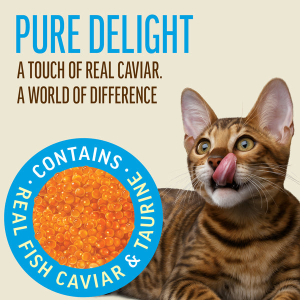 Creamy Snacks Tuna with Caviar - Cat Treats - Set Of 5x30g