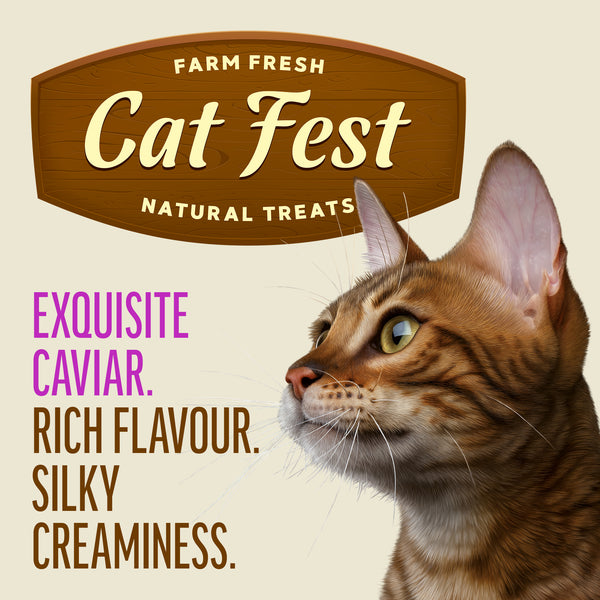 Creamy Snacks Lamb with Caviar - Cat Treats - Set Of 5x30g