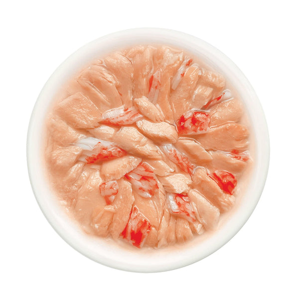 Salmon Wtih Crab Stick In Tender Jelly - Cat Wet Food - Set Of 12x70g - Pet Fest