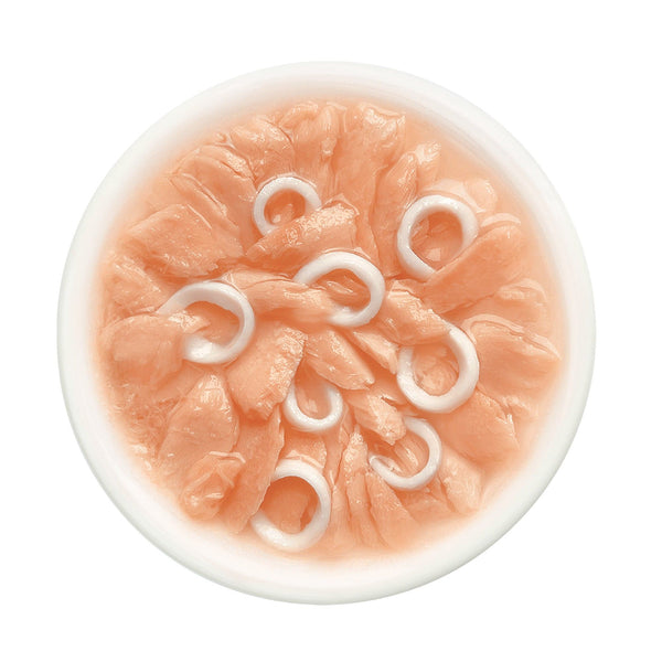 Salmon Wtih Calamari In Tender Jelly - Cat Wet Food - Set Of 12x70g - Pet Fest