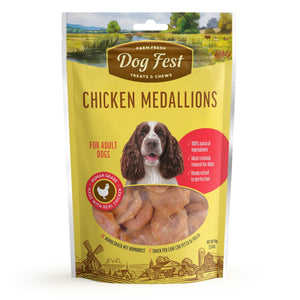 Chicken Medallions - Dog Treats - Set Of 5x90g - Pet Fest