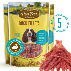 Duck Fillets - Dog Treats - Set Of 5 - Pet Fest
