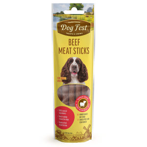 Beef Meat Sticks - Dog Treats - Set Of 5x45g - Pet Fest