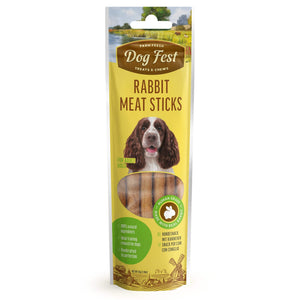 Rabbit Meat Sticks - Dog Treats - Set Of 5x45g - Pet Fest