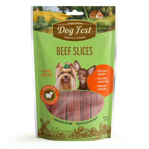 Dog Fest - Dog Treats For Small Breeds - Beef Slices
