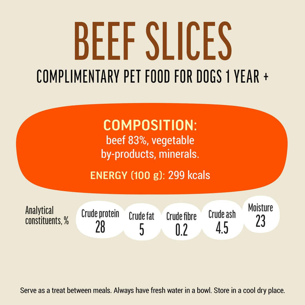 Dog Fest - Dog Treats For Small Breeds - Beef Slices - feeding