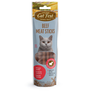 Beef Meat Sticks - Cat Treats - Set Of 5x45g - Pet Fest