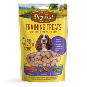 Training Treats Rabbit & Pumpkin seeds - Dog Treats - Set Of 5 - Pet Fest